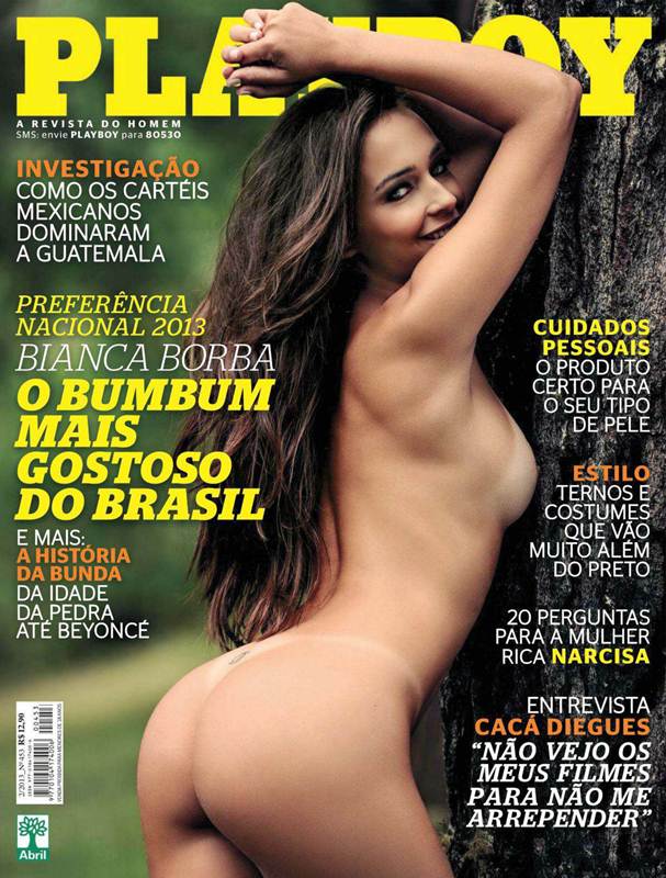 γυμνή στο Playboy Βραζιλίας Bianca Borba